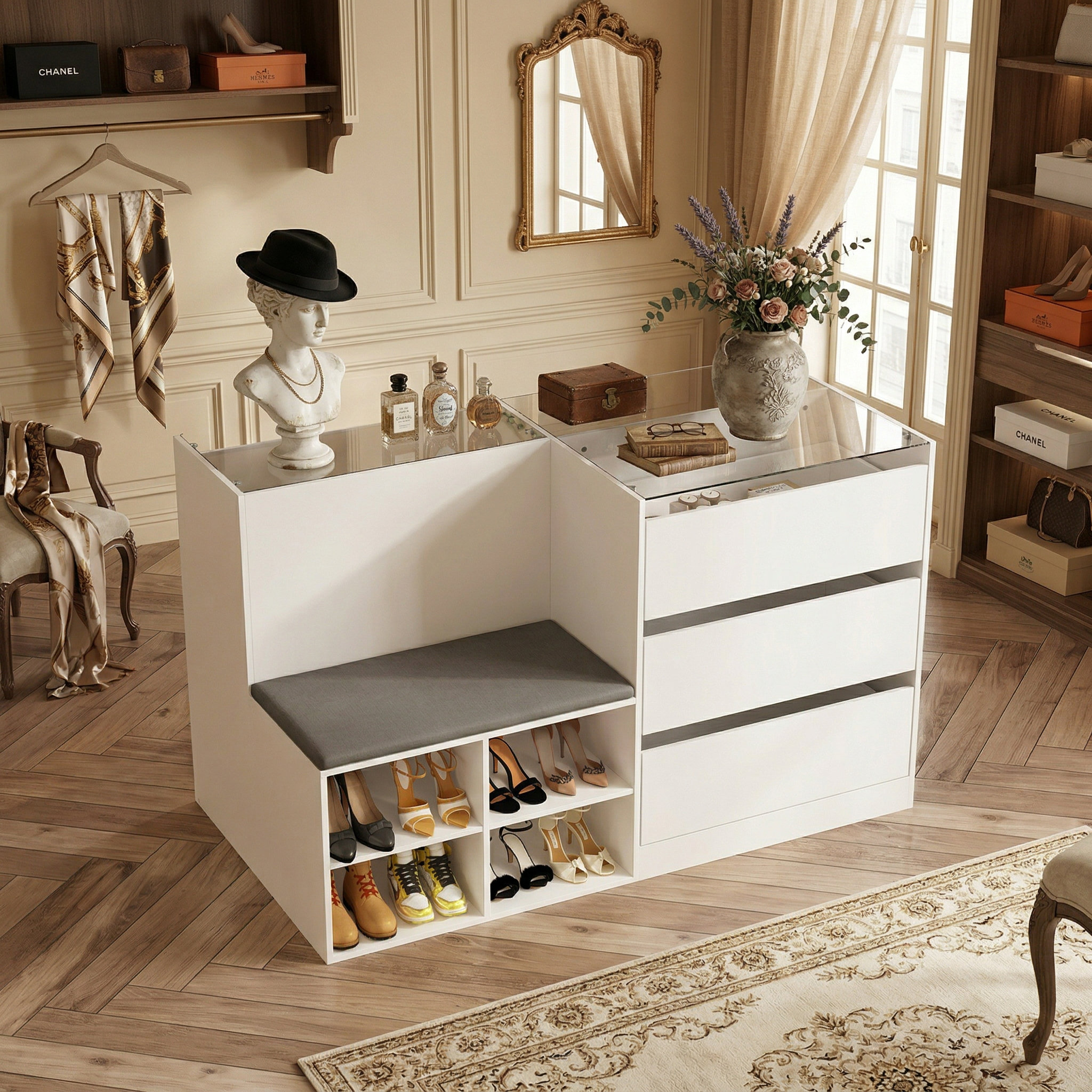 Diretha+9+Drawer+Dresser+With+
